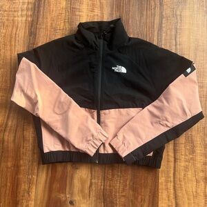 The North Face Women's Black & Pink Windbreaker